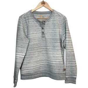 Carhartt Women’s Clarksburg Henley Heavyweight Sweatshirt Gray Size Medium